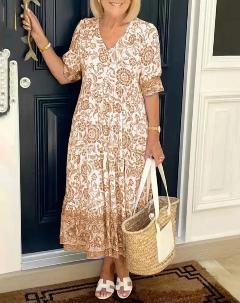 Olivia | Snygga blommiga klänningar