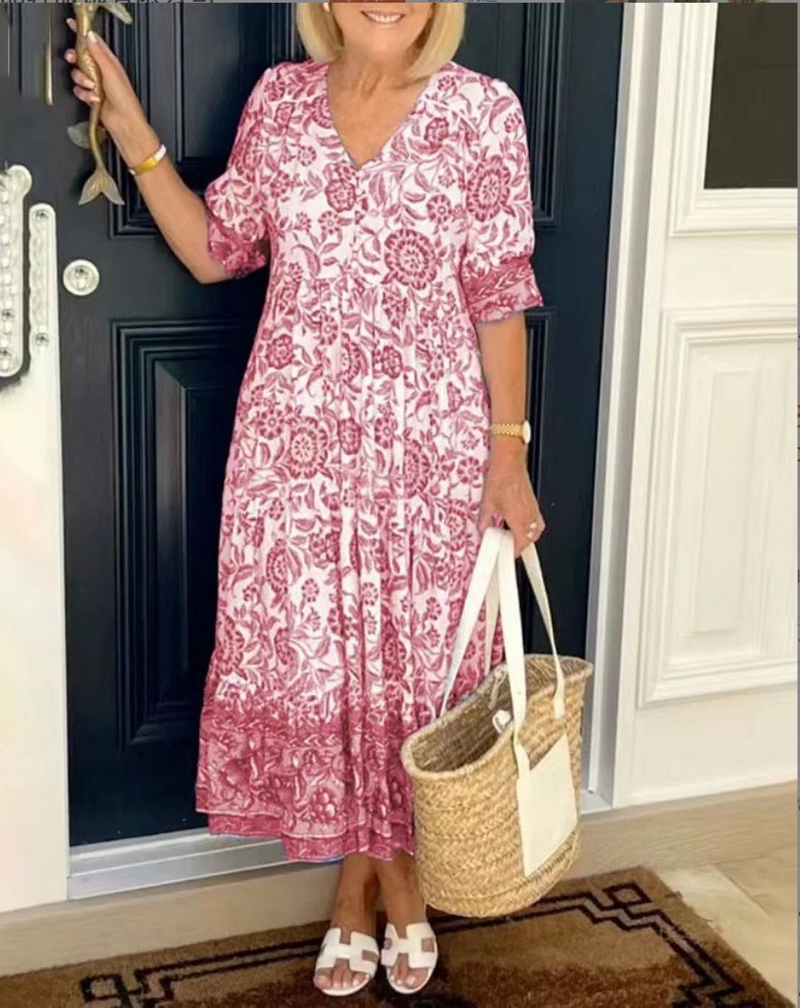 Olivia | Snygga blommiga klänningar