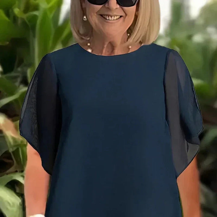 Herlene | Chic Irregular Top och Byxa Set