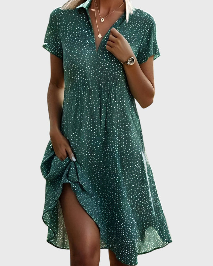 Juliette | Prickig midiklänning